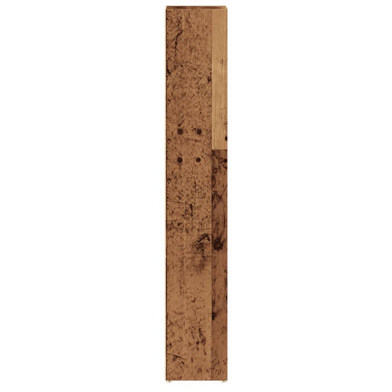 CD-Regale 2 Stk. Altholz-Optik 21x16x93,5 cm Holzwerkstoff