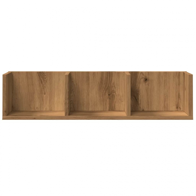 CD-Wandregal Artisan-Eiche 75x18x18 cm Holzwerkstoff