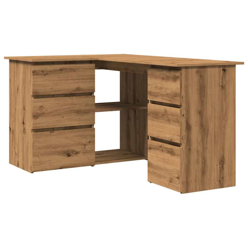 Eckschreibtisch Artisan-Eiche 145x100x76 cm Holzwerkstoff