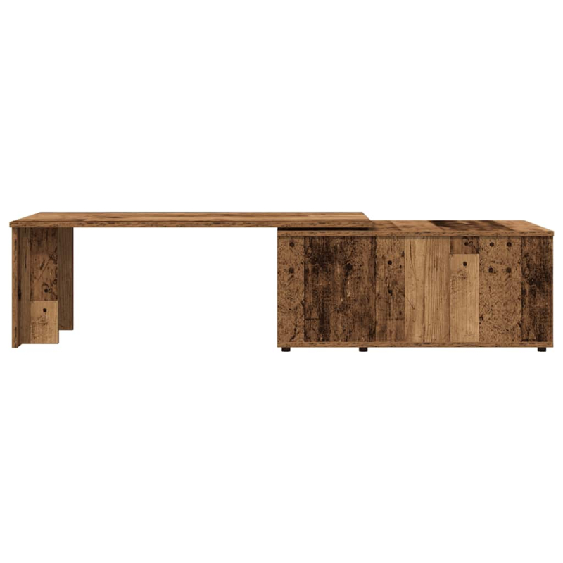 Couchtisch Altholz-Optik 150x50x35 cm Holzwerkstoff