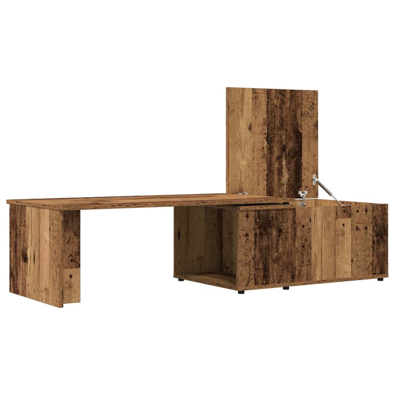 Couchtisch Altholz-Optik 150x50x35 cm Holzwerkstoff