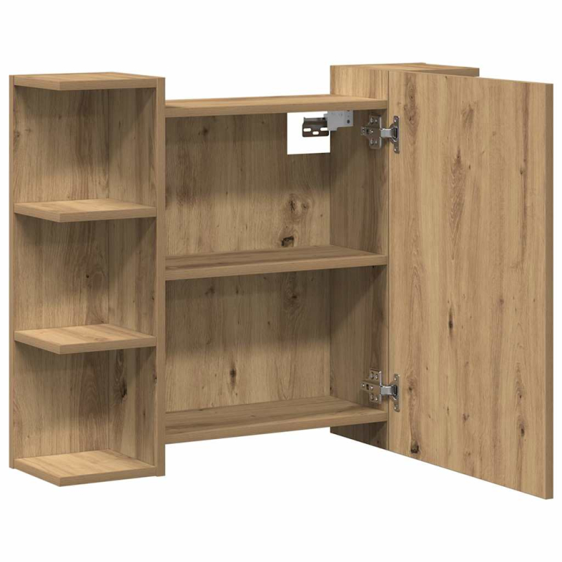 Bad-Spiegelschrank Artisan-Eiche 80x20,5x64cm Holzwerkstoff