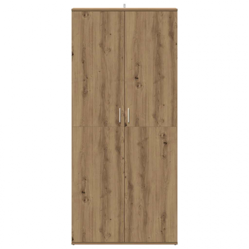 Schuhschrank Artisan-Eiche 80x39x178 cm Holzwerkstoff