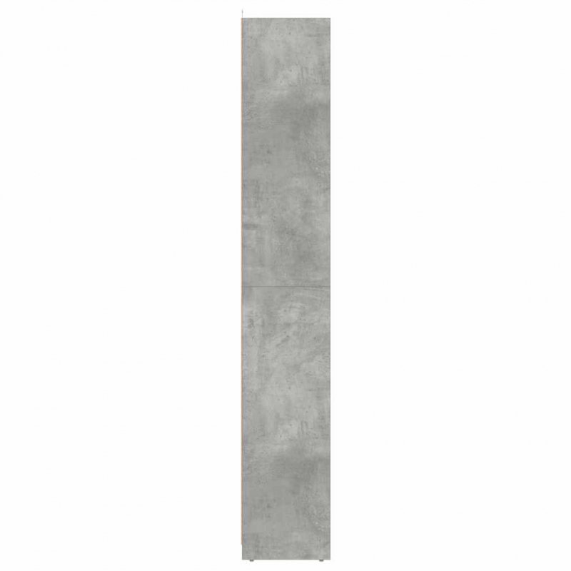 Badezimmerschrank Betongrau 30x30x183,5 cm Holzwerkstoff