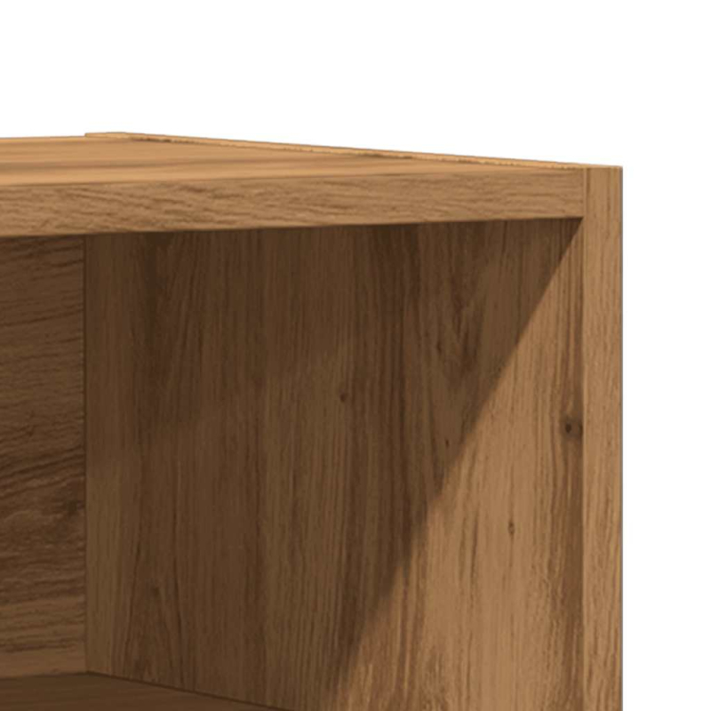 Nachttische 2 Stk. Artisan-Eiche 40x30x50 cm Holzwerkstoff