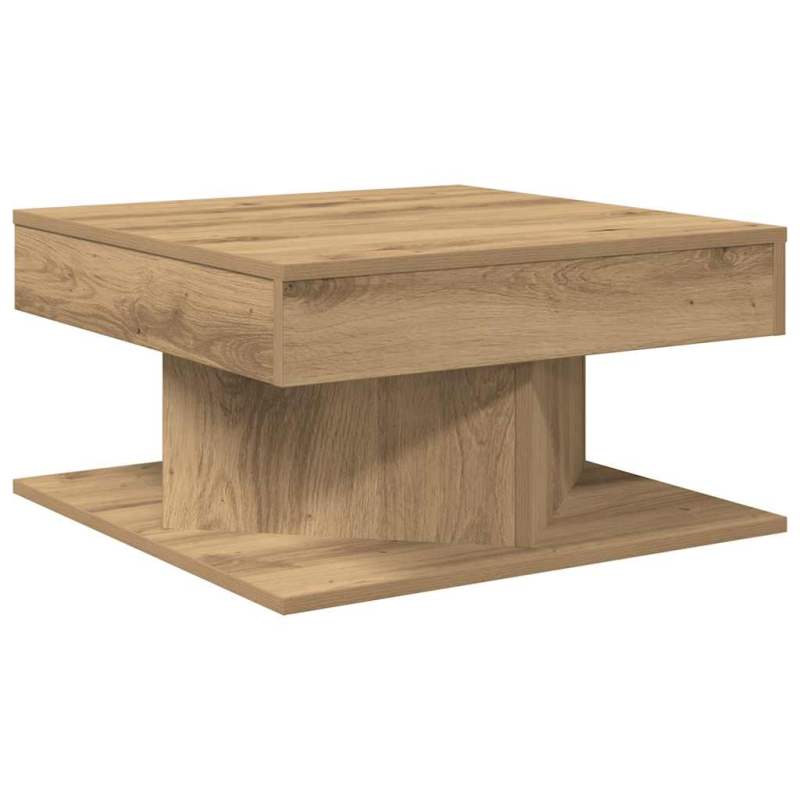 Couchtisch Artisan-Eiche 55x55x30 cm Holzwerkstoff