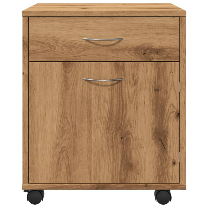 Rollcontainer Artisan-Eiche 45x38x54 cm Holzwerkstoff