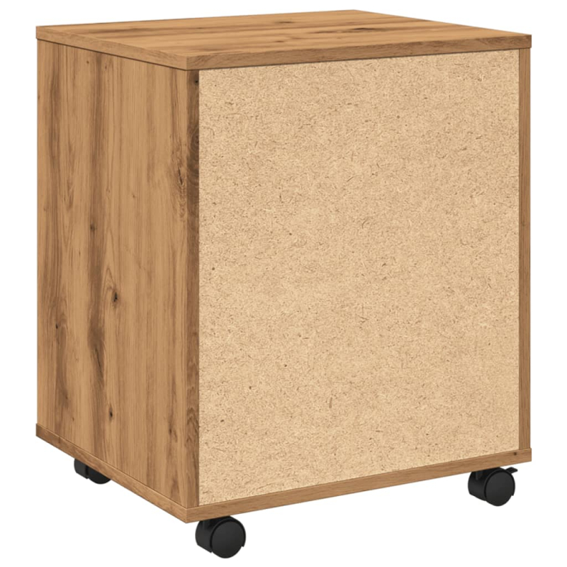 Rollcontainer Artisan-Eiche 45x38x54 cm Holzwerkstoff