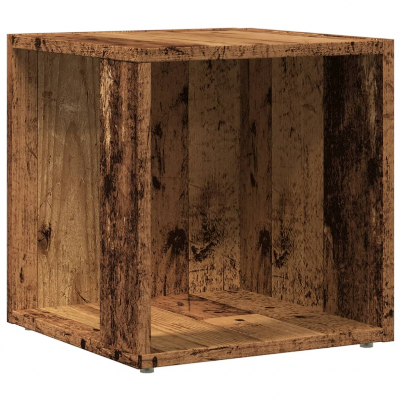 Beistelltisch Altholz-Optik 33x33x34 cm Holzwerkstoff