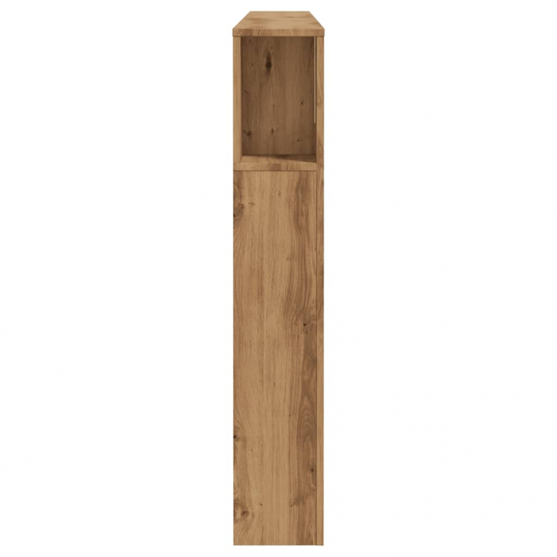 Kopfteil mit Ablagen Artisan-Eiche 180x18,5x102,5 cm