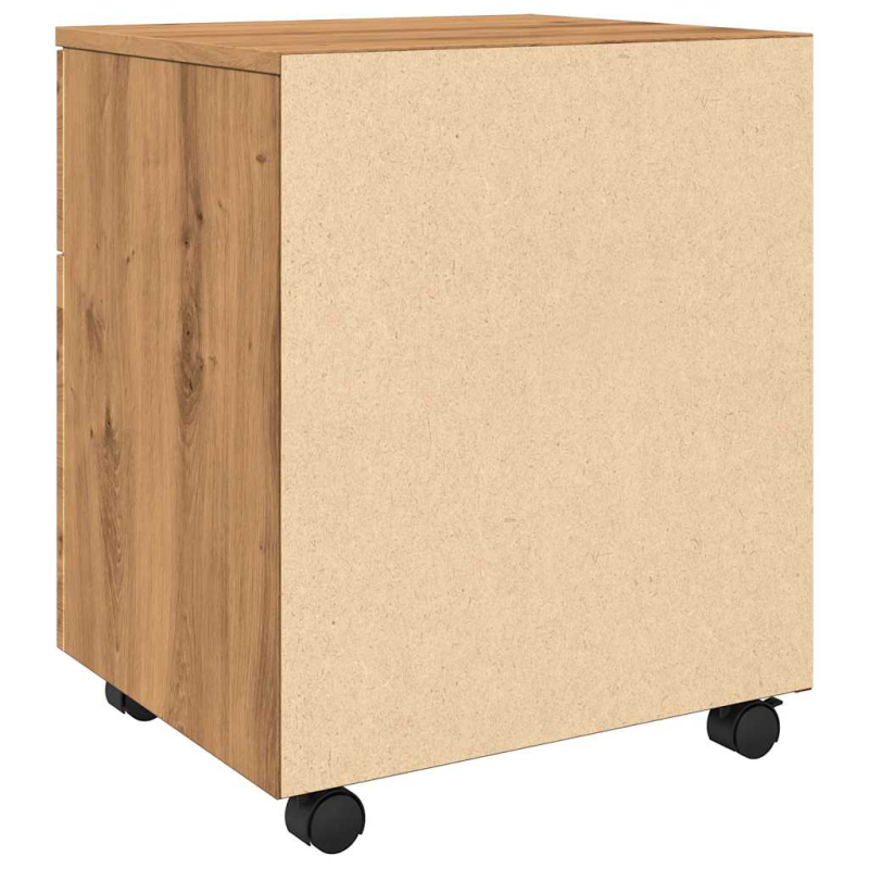 Mobiler Aktenschrank mit Rollen Artisan Eichen-Optik 45x38x54cm
