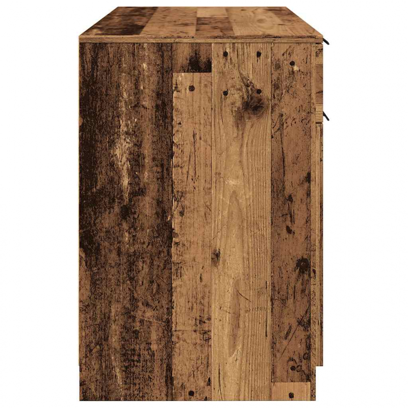 Schreibtisch Altholz-Optik 100x50x75 cm Holzwerkstoff