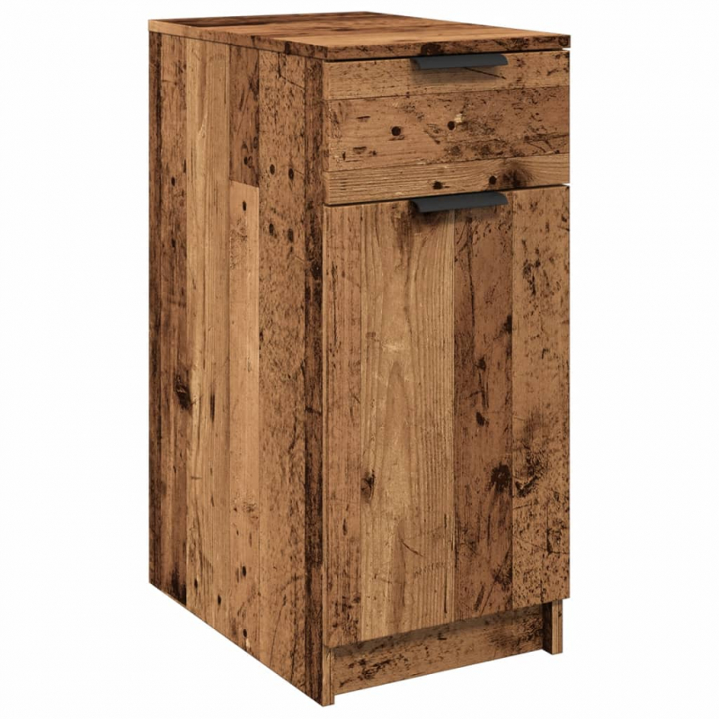 Büroschrank Altholz-Optik 33x50x75 cm Holzwerkstoff