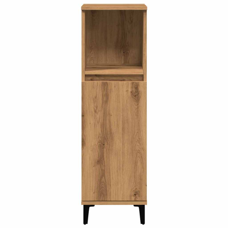 Badschrank Artisan-Eiche 30x30x100 cm Holzwerkstoff