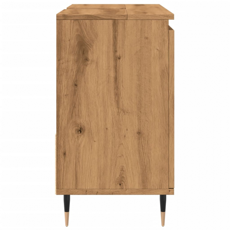 Badschrank Artisan-Eiche 65x33x60 cm Holzwerkstoff