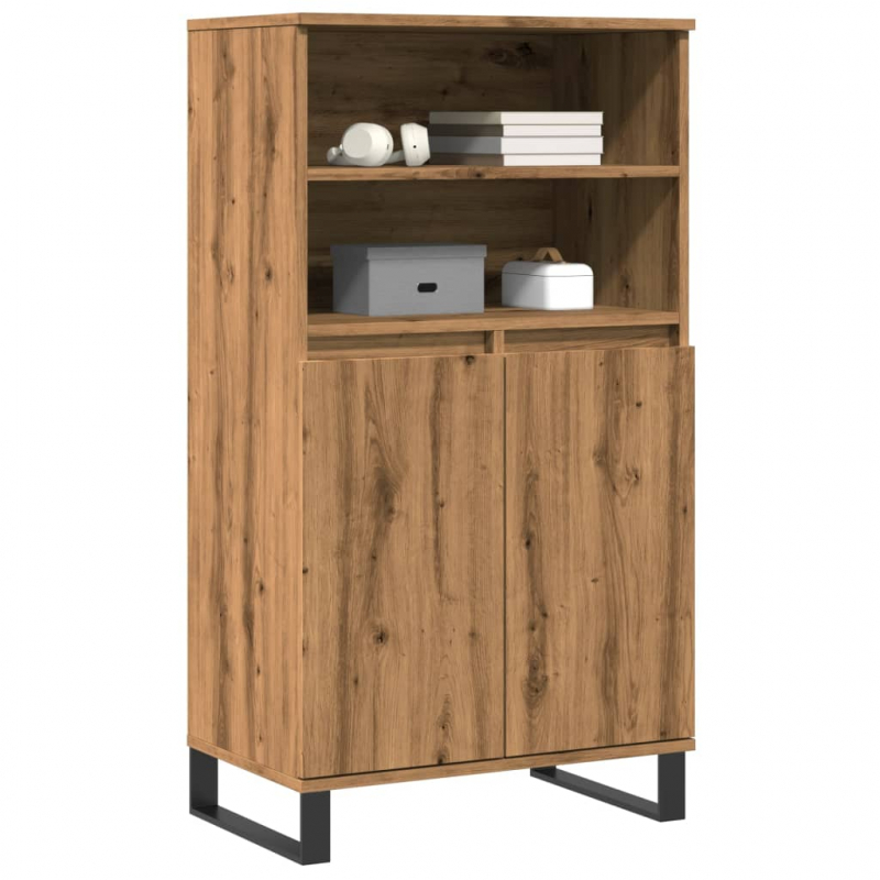 Highboard Artisan-Eiche 60x36x110 cm Holzwerkstoff