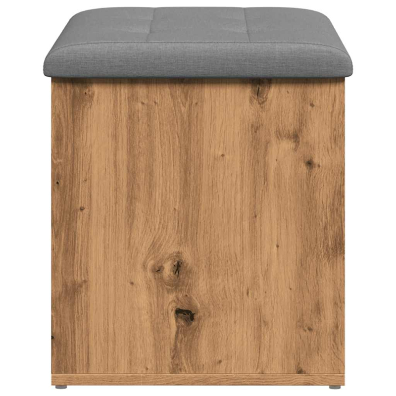 Sitzbank mit Stauraum Artisan-Eiche 62x42x45 cm Holzwerkstoff