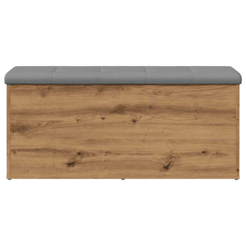 Sitzbank mit Stauraum Artisan-Eiche 102x42x45 cm Holzwerkstoff