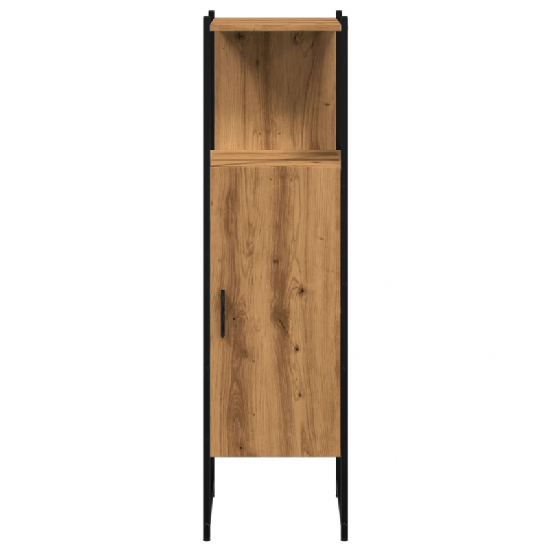 Badschrank Artisan-Eiche 33x33x120,5 cm Holzwerkstoff