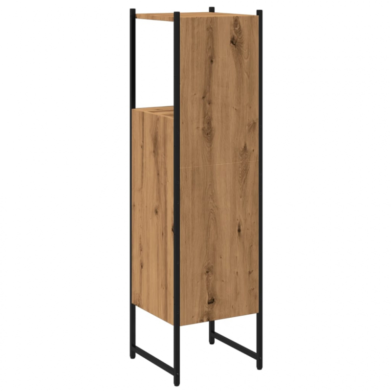 Badschrank Artisan-Eiche 33x33x120,5 cm Holzwerkstoff