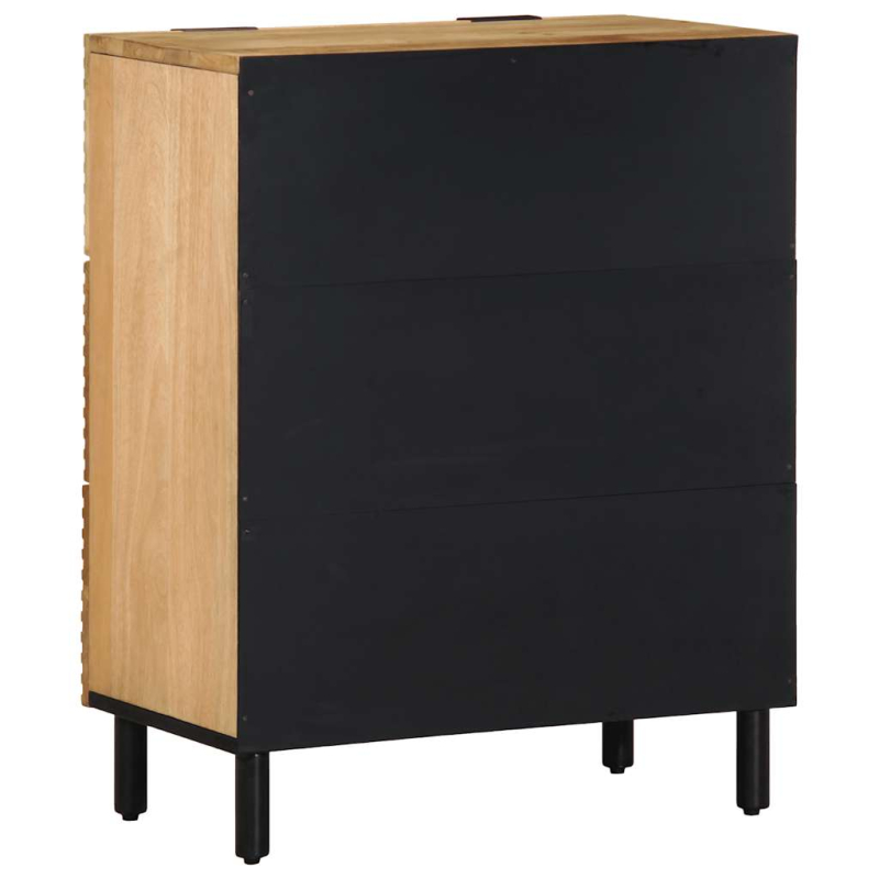 Sideboard Braun 60x33x75 cm Massivholz Mango