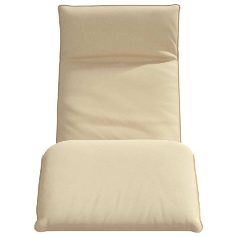 Sonnenliege Klappbar Beige 175x54x8,5 cm Oxford-Gewebe