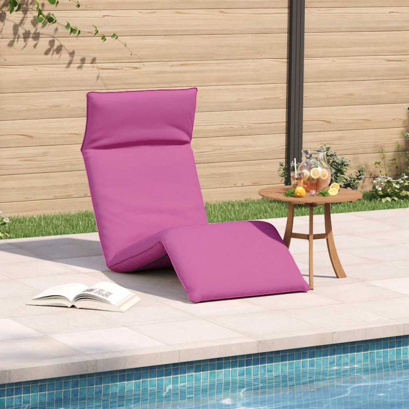 Sonnenliege Klappbar Rosa 175x54x8,5 cm Oxford-Gewebe