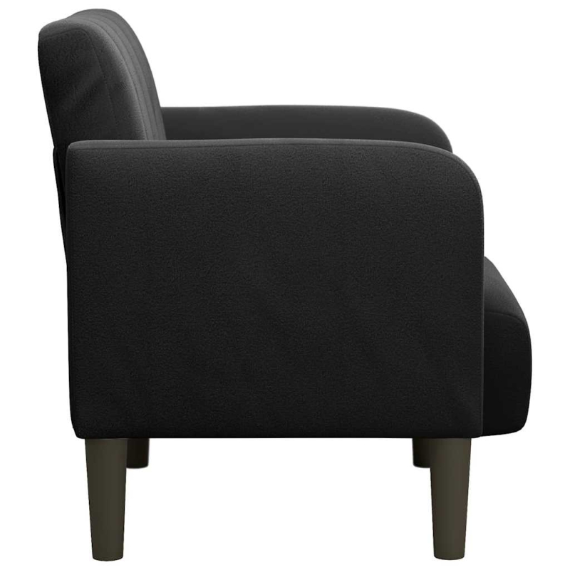 Sessel mit Armlehnen Schwarz 54 cm Samt