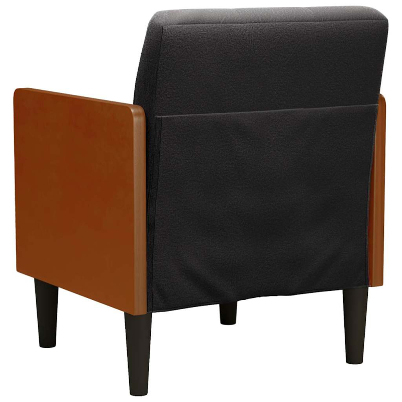Sessel mit Armlehnen Schwarz 55 cm Samt