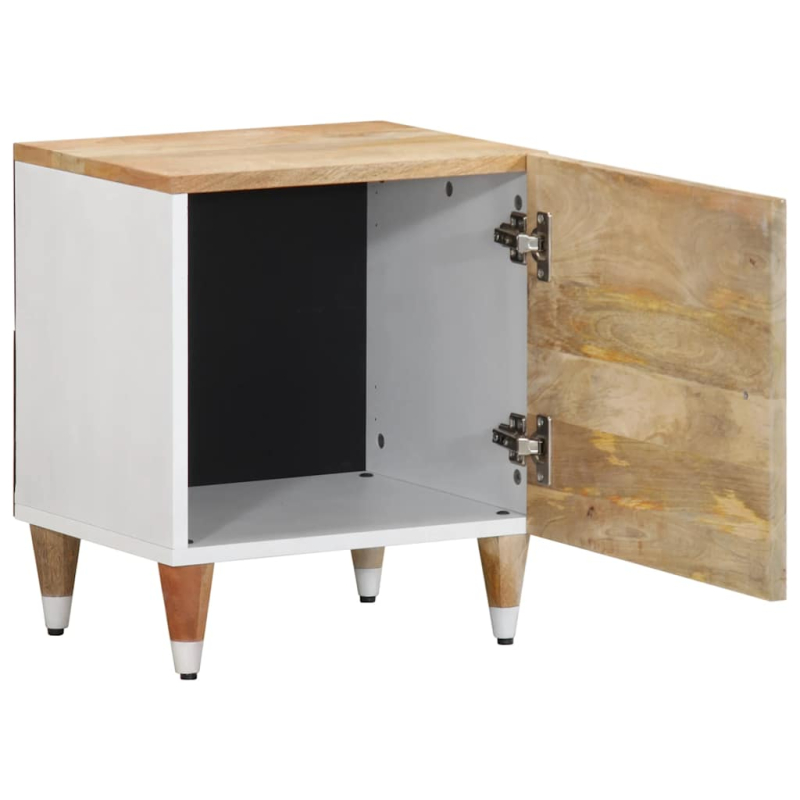 Nachttische 2 Stk. 40x33,5x46 cm Massivholz Mango