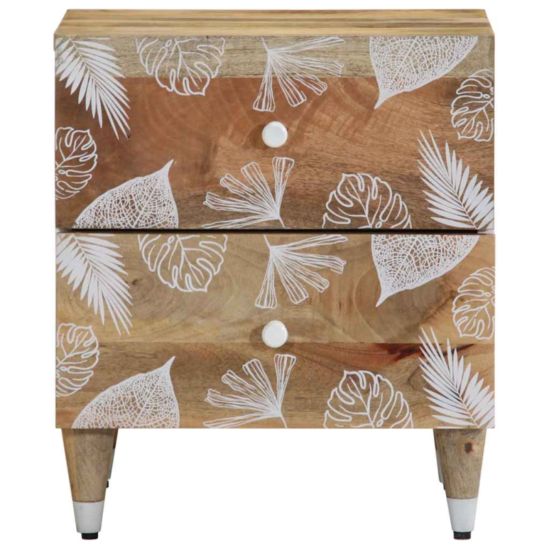 Nachttische 2 Stk. 40x33,5x46 cm Massivholz Mango
