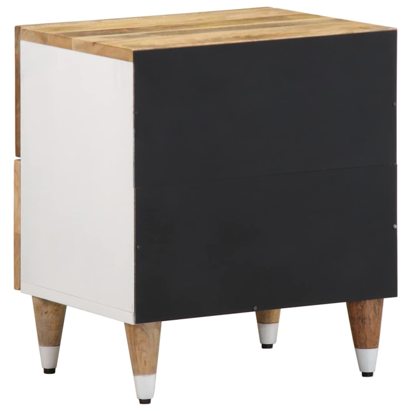 Nachttische 2 Stk. 40x33,5x46 cm Massivholz Mango