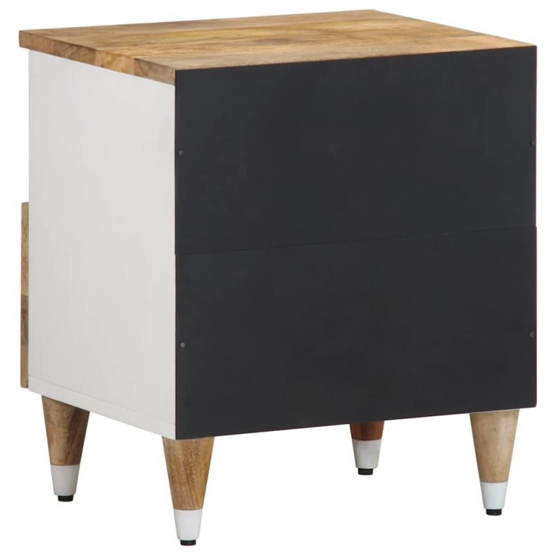 Nachttische 2 Stk. 40x33x46 cm Massivholz Mango
