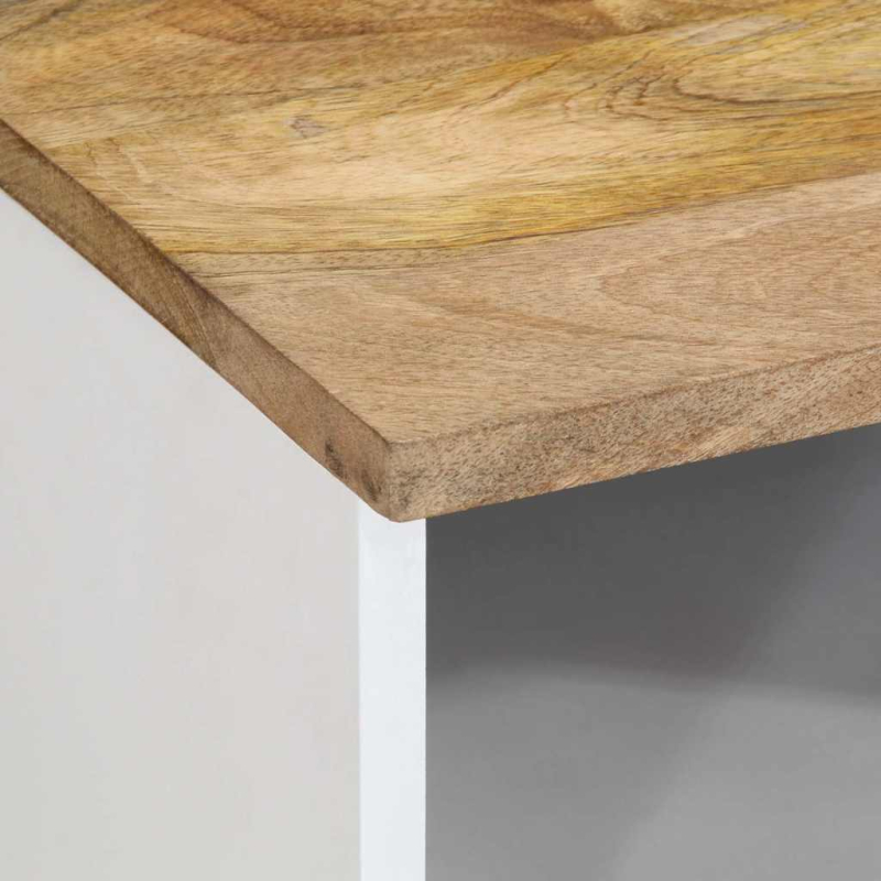 Nachttische 2 Stk. 40x33x46 cm Massivholz Mango