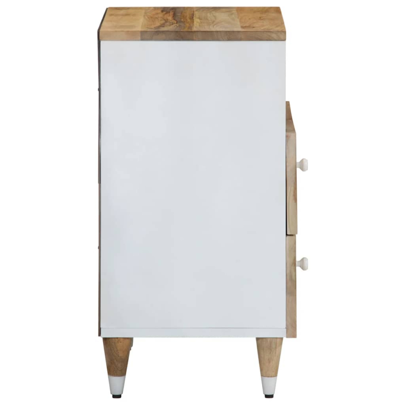 Nachttisch 50x33x60 cm Massivholz Mango