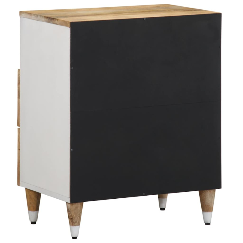 Nachttisch 50x33x60 cm Massivholz Mango