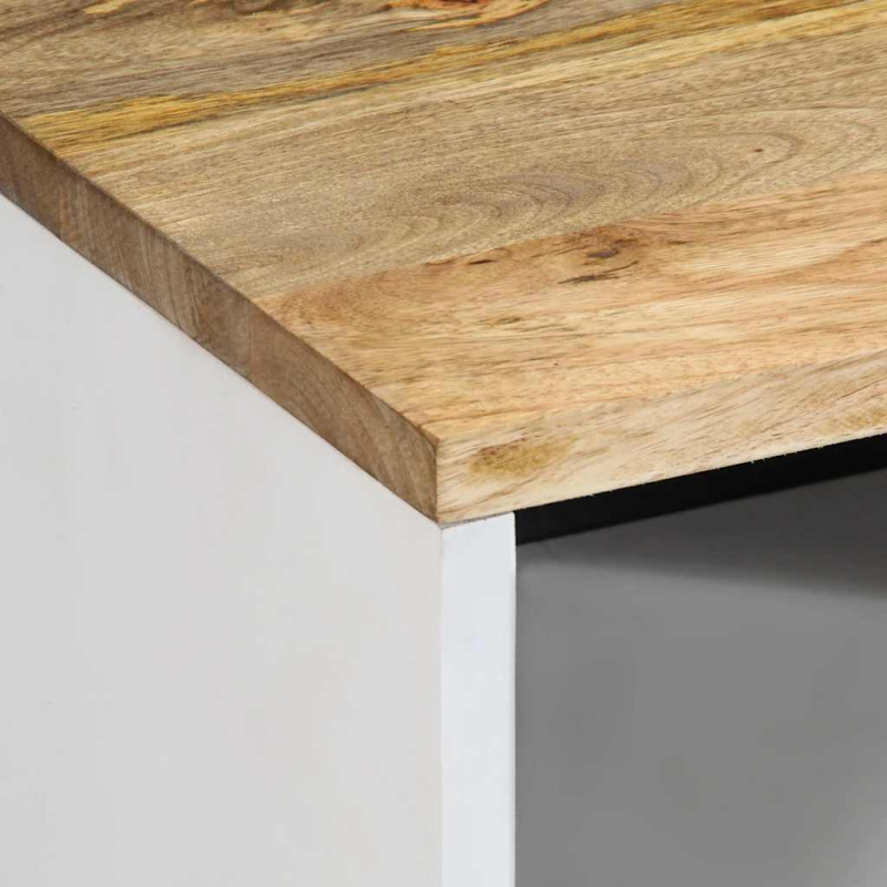 Nachttisch 50x33x60 cm Massivholz Mango