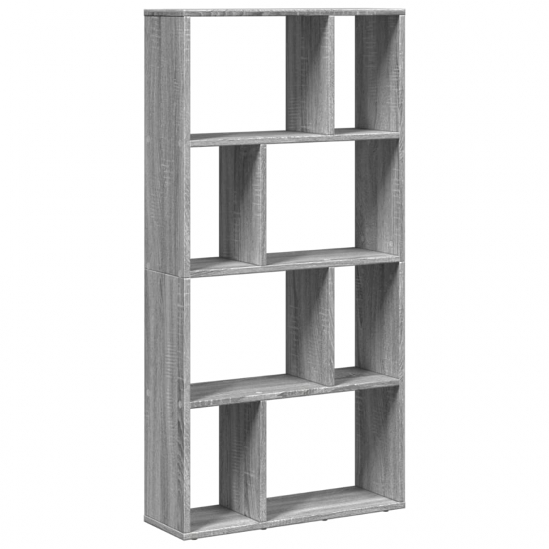 Bücherregal Grau Sonoma 60x20x120 cm Holzwerkstoff
