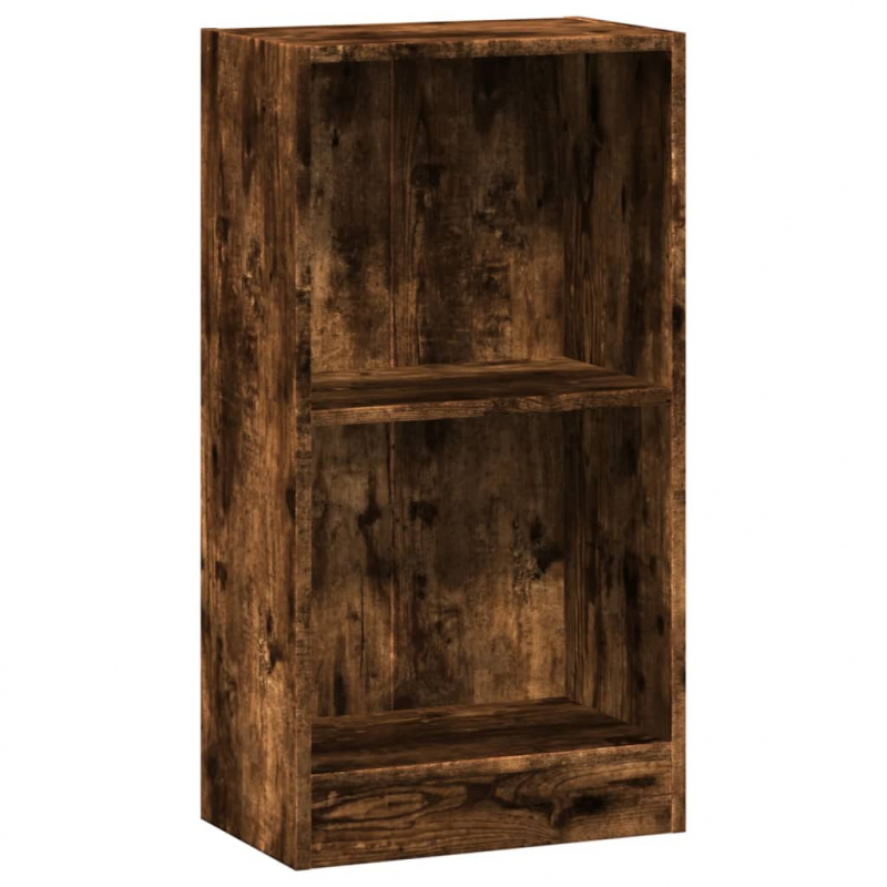 Bücherregal Räuchereiche 40x24x76 cm Holzwerkstoff