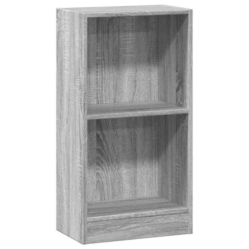 Bücherregal Grau Sonoma 40x24x76 cm Holzwerkstoff