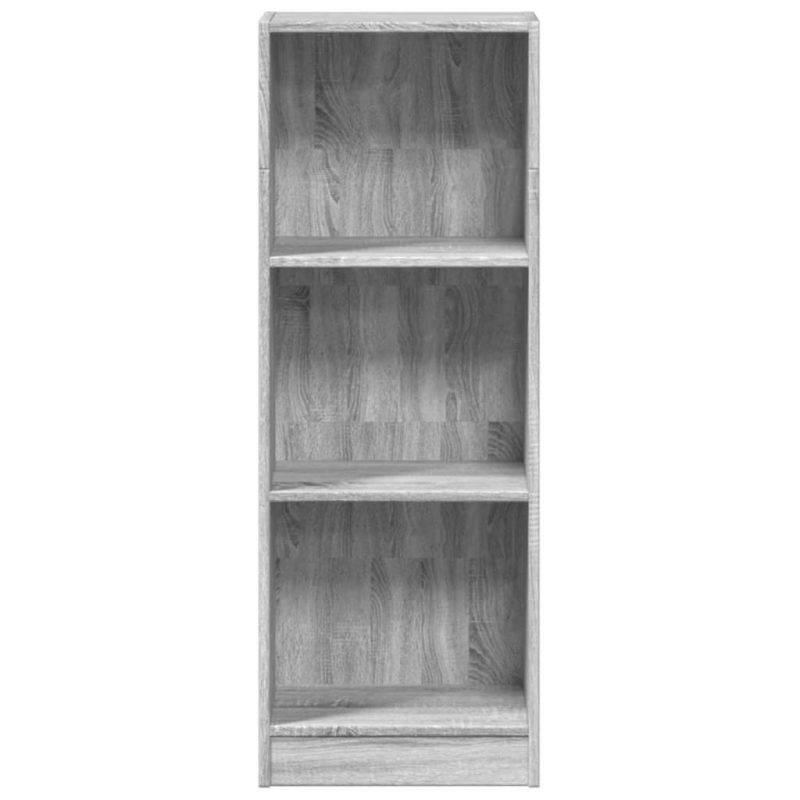 Bücherregal Grau Sonoma 40x24x109 cm Holzwerkstoff