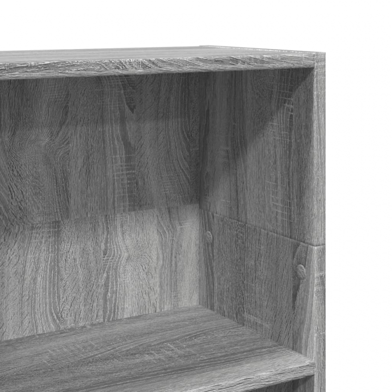 Bücherregal Grau Sonoma 40x24x109 cm Holzwerkstoff