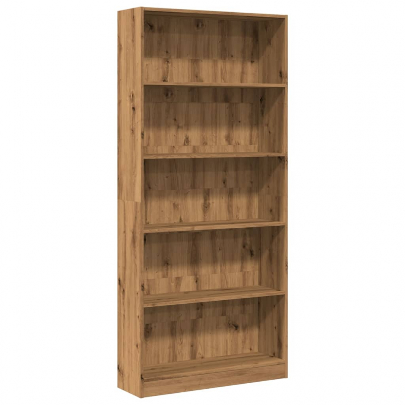 Bücherregal Artisan-Eiche 80x24x176 cm Holzwerkstoff