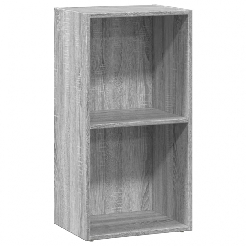 Bücherregal Grau Sonoma 40x30x77 cm Holzwerkstoff