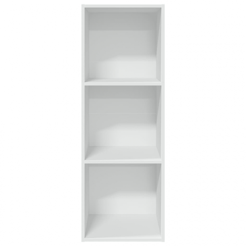 Bücherregal Weiß 40x30x114 cm Holzwerkstoff