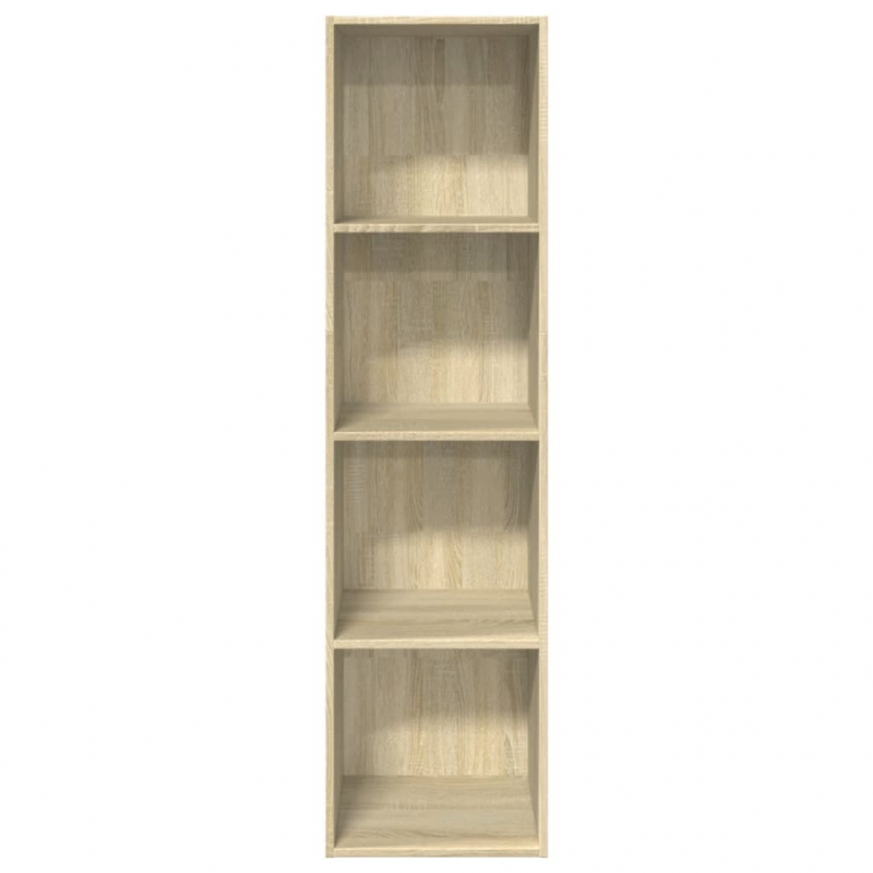 Bücherregal Sonoma-Eiche 40x30x152 cm Holzwerkstoff