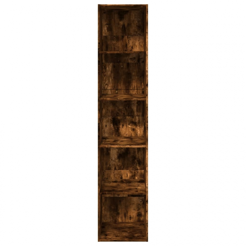 Bücherregal Räuchereiche 40x30x189 cm Holzwerkstoff
