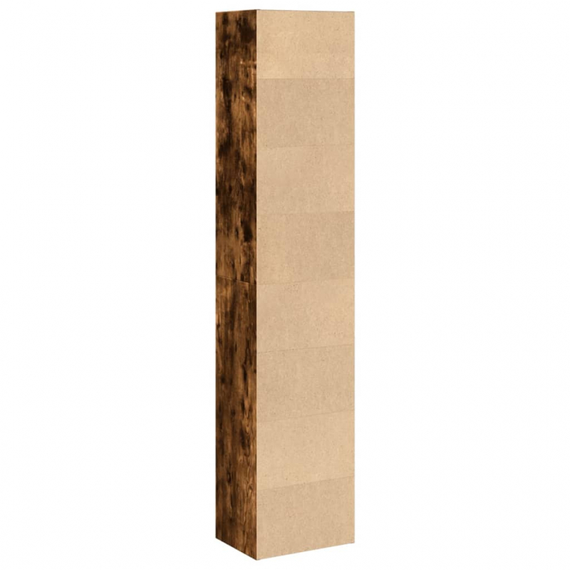 Bücherregal Räuchereiche 40x30x189 cm Holzwerkstoff