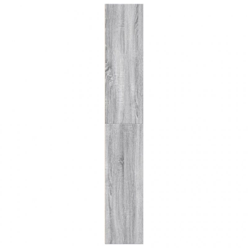 Bücherregal Grau Sonoma 60x30x189 cm Holzwerkstoff