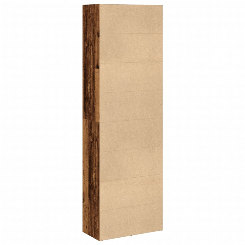 Bücherregal Altholz-Optik 60x30x189 cm Holzwerkstoff